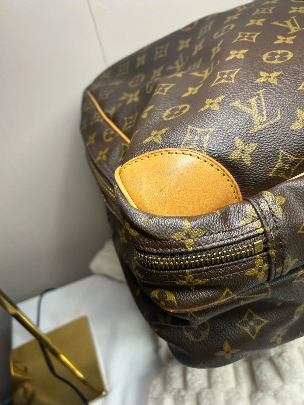 Louis Vuitton Sirius 55 Brown Monogram Canvas Travel Bag